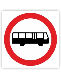 Znak Drogowy Personalizowany z Nadrukiem na Auto 40x40 cm