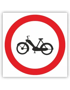 Znak Drogowy 40x40 cm Tablica Informacyjna B10 Zakaz