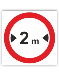 Znak Drogowy 40x40 cm Tablica Informacyjna B15 Zakaz