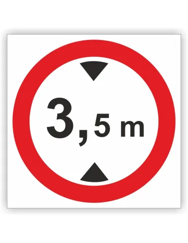 Znak Drogowy 40x40 cm Tablica Informacyjna B16 Zakaz