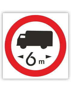 Znak Drogowy 40x40 cm Tablica Informacyjna B17 Zakaz