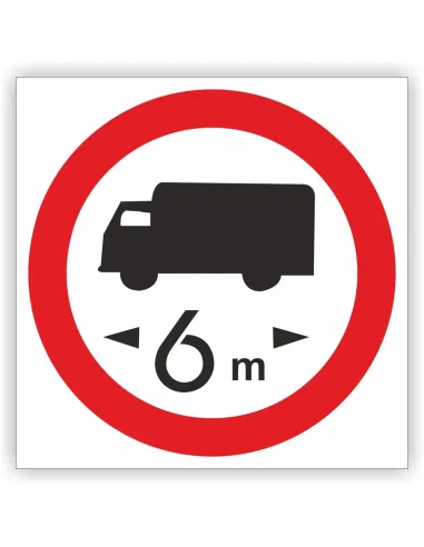 Znak Drogowy 40x40 cm Tablica Informacyjna B17 Zakaz