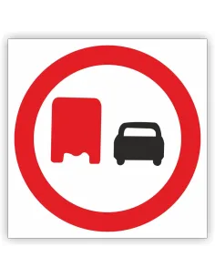 Znak Drogowy 40x40 cm Tablica Informacyjna B26 Zakaz