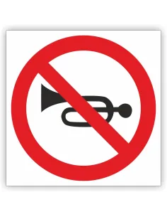 Znak Drogowy 40x40 cm Tablica Informacyjna B29 Zakaz