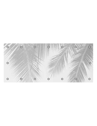 Osłona Balkonowa na Balkon z Nadrukiem Kwiaty Liście Drzewa