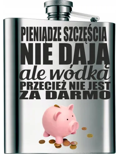 Piersiówka na Prezent Personalizowany z Nadrukiem 210 ml