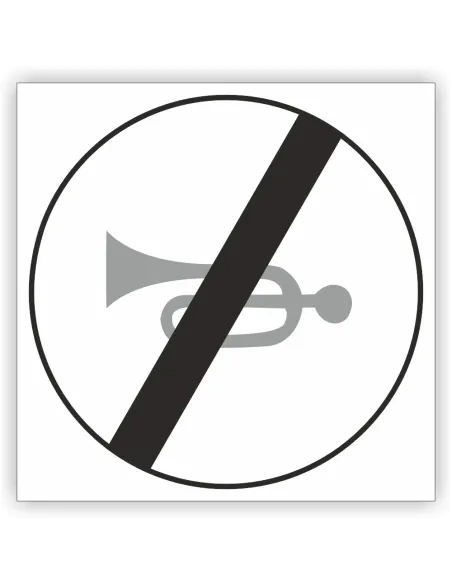 Znak Drogowy 40x40 cm Tablica Informacyjna B30 Koniec