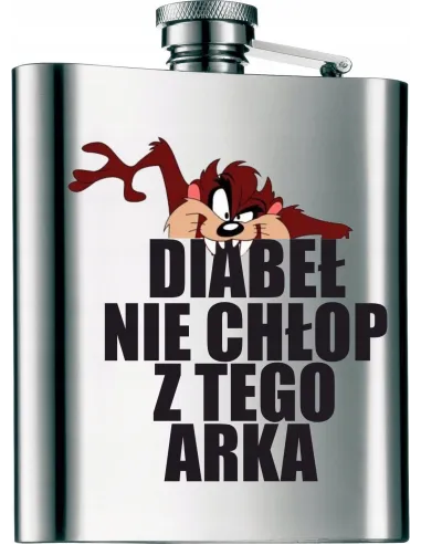 Piersiówka na Prezent Personalizowany z Nadrukiem 210 ml