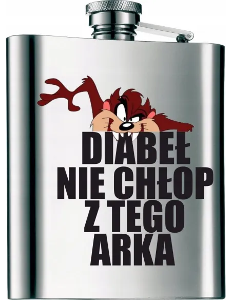 Piersiówka na Prezent Personalizowany z Nadrukiem 210 ml