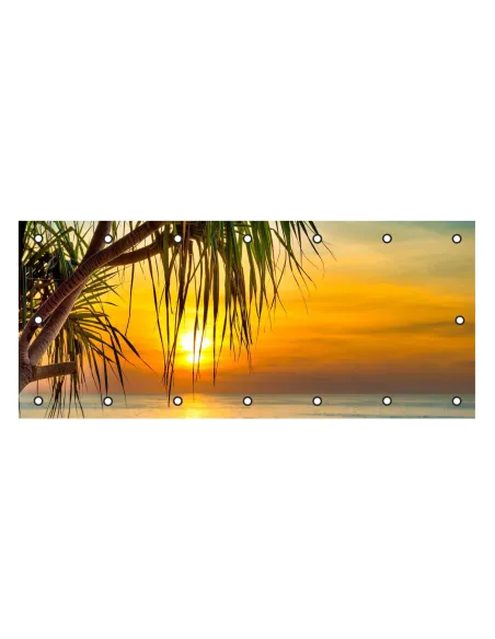 Osłona Balkonowa na Balkon z Nadrukiem Widok Las Drzewa