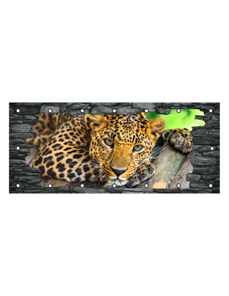 Osłona Balkonowa na Balkon z Nadrukiem Zwierzęta Tygrys