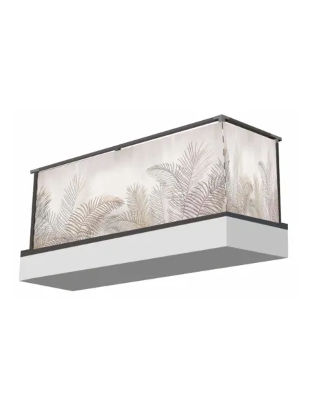 Mata Balkonowa Osłona Piękny – Nadruk Roślinny Motyw