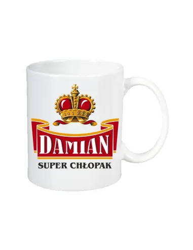 Kubek Cudowny Kubek Chłopaka Nadrukiem Prezent Imieniem