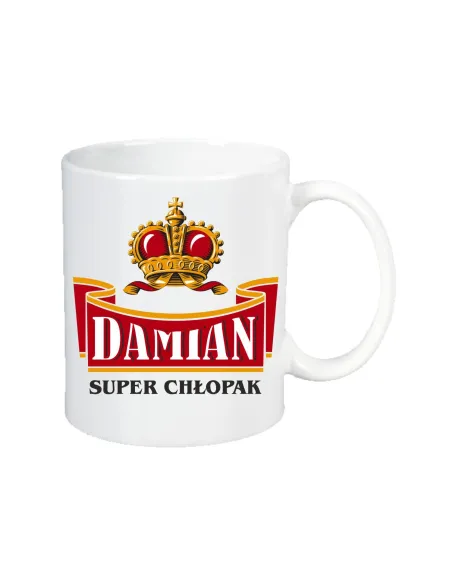 Kubek Cudowny Kubek Chłopaka Nadrukiem Prezent Imieniem