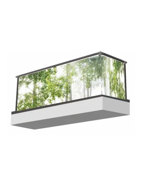 Osłona Balkonowa Las w – Słońcu Brzozy Drzewa Trwała