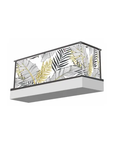 Osłona Balkonowa na Barierkę – Palmy Liście Rośliny