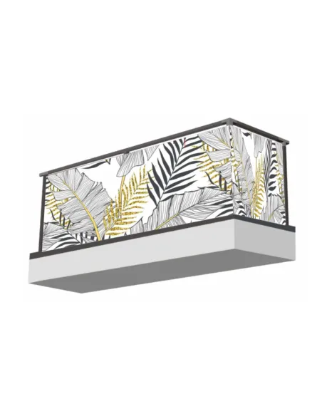 Osłona Balkonowa na Barierkę – Palmy Liście Rośliny