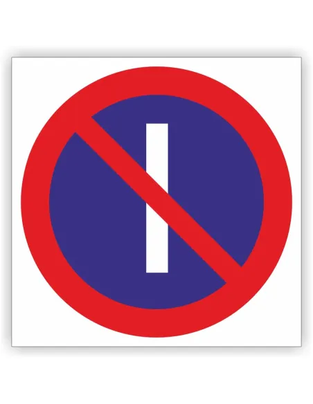 Znak Drogowy Tablica Informacyjna B37 Zakaz Postoju w Dni