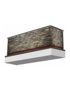 Osłona na Balkon Kamienie – Natura Trwała Piaskowiec