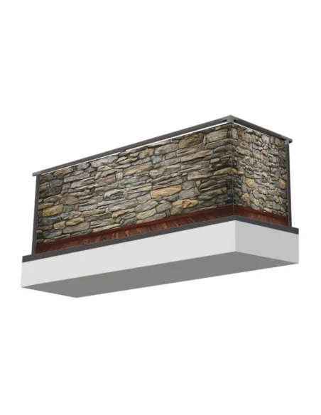 Osłona na Balkon Kamienie – Natura Trwała Piaskowiec