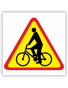 Znak Drogowy 60x60 cm Tablica Informacyjna Rowerzyści