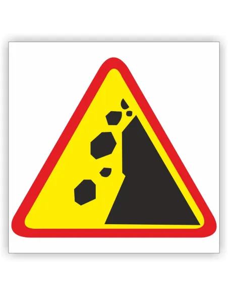 Znak Drogowy 60x60 cm Tablica Informacyjna Spadające