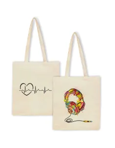 Torba z Nadrukiem Prezent Serce Linia Życia Personalizowany