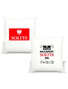Poduszka z Nadrukiem Prezent dla Sołtysa Sołtys na Prezent