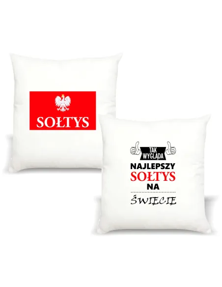 Poduszka z Nadrukiem Prezent dla Sołtysa Sołtys na Prezent