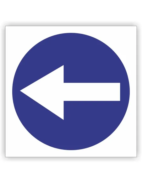 Znak Drogowy Tablica Informacyjna C3 Nakaz Jazdy Lewo