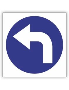 Znak Drogowy Tablica Informacyjna C4 Nakaz Jazdy Lewo