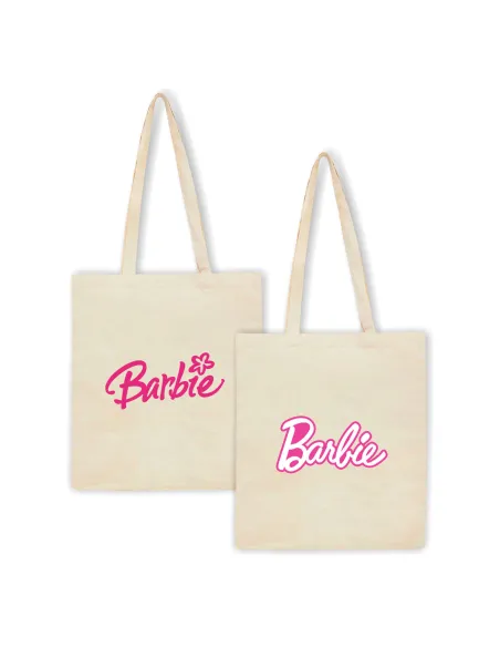 Torba z Nadrukiem Napis Prezent Barbie Kobiety Koleżanki