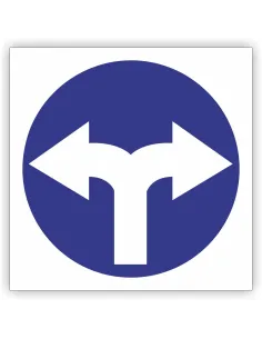 Znak Drogowy Tablica Informacyjna C8 Nakaz Jazdy Prawo