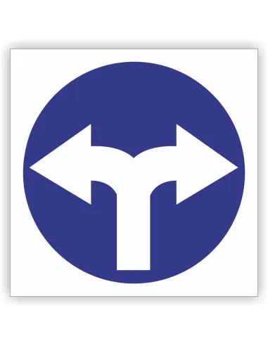 Znak Drogowy Tablica Informacyjna C8 Nakaz Jazdy Prawo