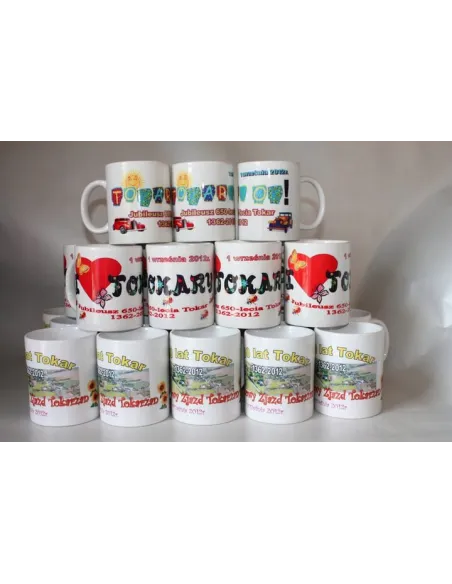 Kubki Ceramiczne Reklamowe Nadrukiem 144 sztuk – Szybki