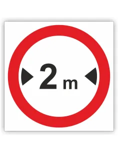 Znak Drogowy 60x60 cm Tablica Informacyjna B15 Zakaz