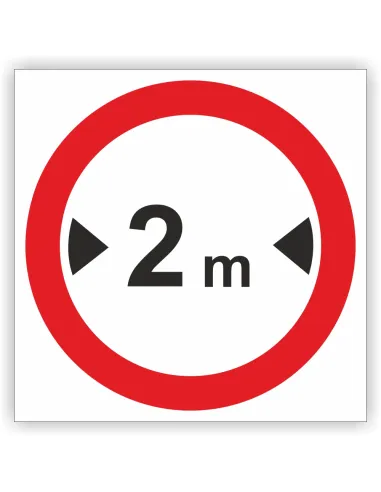 Znak Drogowy 60x60 cm Tablica Informacyjna B15 Zakaz