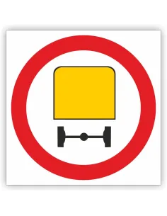 Znak Drogowy 60x60 cm Tablica Informacyjna B13a Zakaz