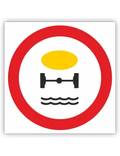 Znak Drogowy 60x60 cm Tablica Informacyjna B14 Zakaz