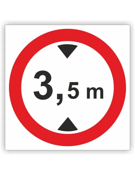 Znak Drogowy 60x60 cm Tablica Informacyjna B16 Zakaz