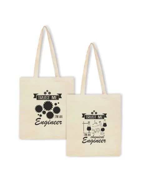 Torba z Nadrukiem dla Inżyniera Napis Prezent Engineer