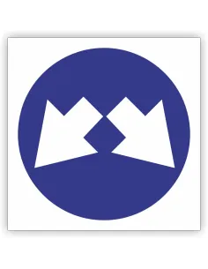 Znak Drogowy Tablica Informacyjna C11 Nakaz Jazdy z Prawej