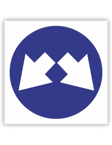 Znak Drogowy Tablica Informacyjna C11 Nakaz Jazdy z Prawej