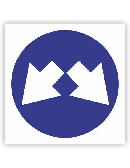 Znak Drogowy Tablica Informacyjna C11 Nakaz Jazdy z Prawej