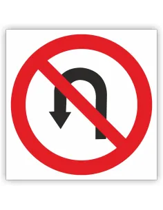 Znak Drogowy 60x60 cm Tablica Informacyjna B23 Zakaz