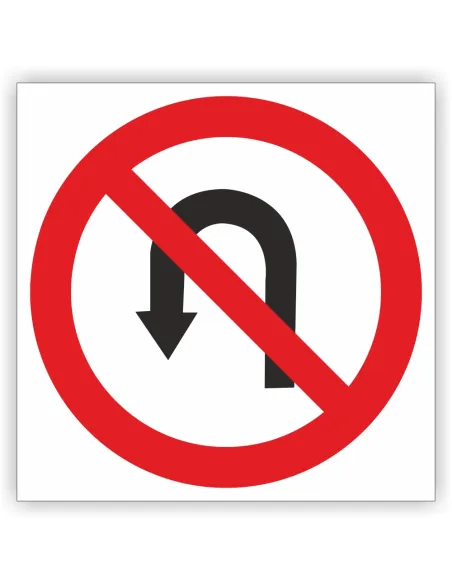 Znak Drogowy 60x60 cm Tablica Informacyjna B23 Zakaz