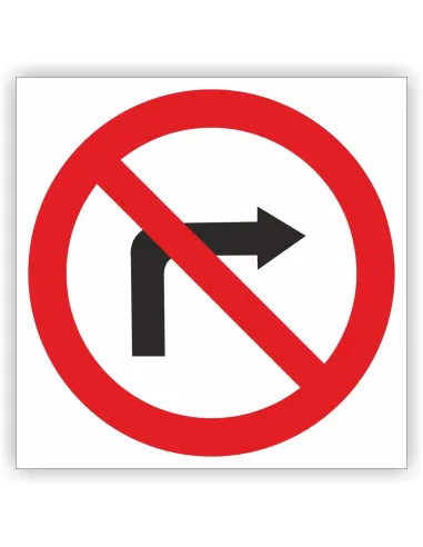 Znak Drogowy 60x60 cm Tablica Informacyjna B22 Zakaz