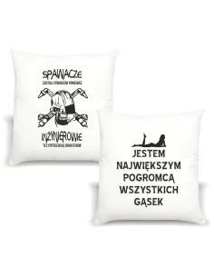 Poduszka z Nadrukiem Prezent dla Spawacza Personalizowany