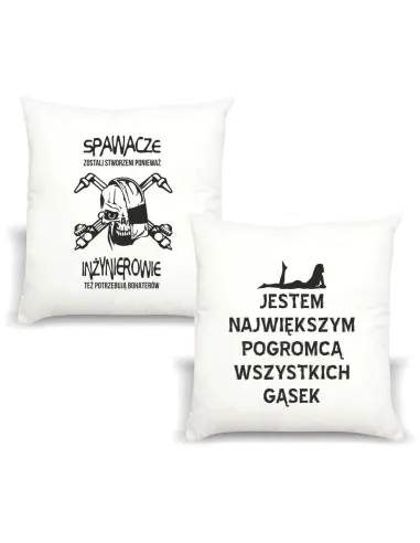 Poduszka z Nadrukiem Prezent dla Spawacza Personalizowany