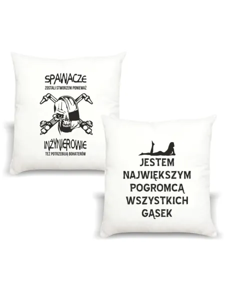 Poduszka z Nadrukiem Prezent dla Spawacza Personalizowany